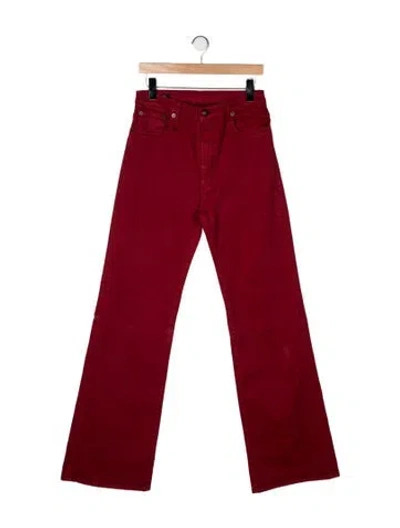 Pre-owned R13 Flared Pants In Red