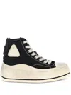 R13 Kurt Glittered Platform Sneakers In Multi