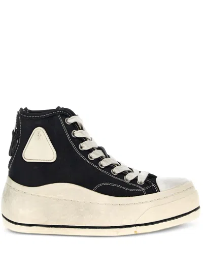 R13 FLATFORM SNEAKERS