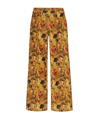 R13 Floral Pattern Track Pants