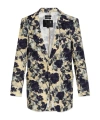 R13 Floral-print Single-breasted Blazer In Neutral