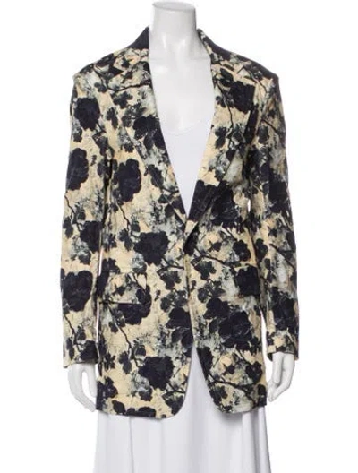 Pre-owned R13 Floral Print Blazer In Multi