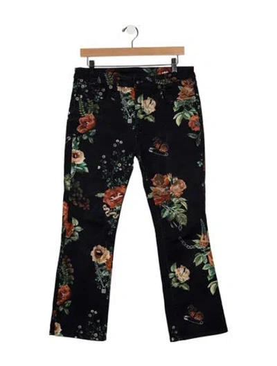 Pre-owned R13 Floral Print Flared Pants In Multicolor