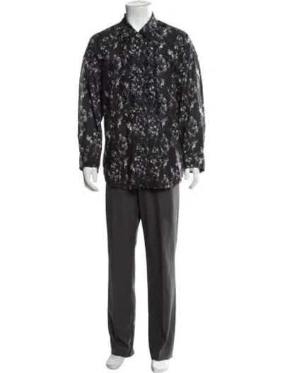 Pre-owned R13 Floral Print Long Sleeve Shirt In Multicolor