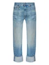 R13 Denim Trousers With Belt Loops