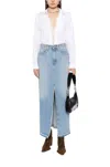 R13 Foldout Shirt In White In White