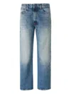 R13 Straight Leg Boyfriend Jeans In Blue