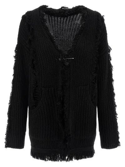 R13 R13 'FRINGE' CARDIGAN