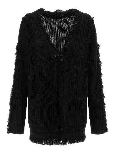 R13 FRINGE CARDIGAN