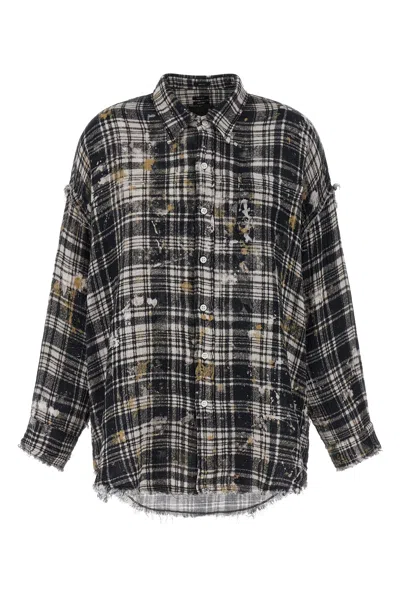 R13 Fringed Shirt In Multi