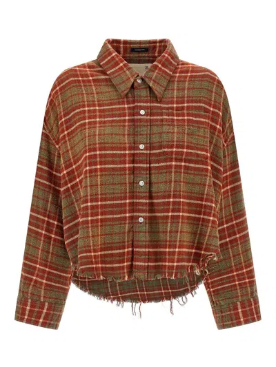 R13 FRINGED SHIRT