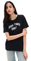 R13 Good Times Only Boy Tee Black In Black