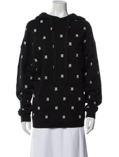 Pre-owned R13 Graphic Print Crew Neck Hoodie In Gray