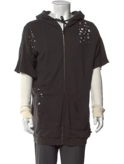 Pre-owned R13 Graphic Print Crew Neck Hoodie In Multi