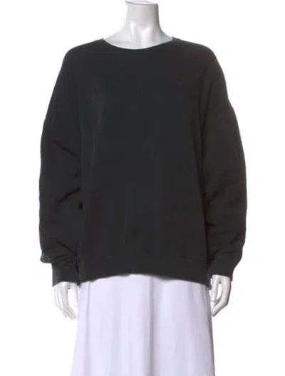 Pre-owned R13 Graphic Print Crew Neck Sweater In Black