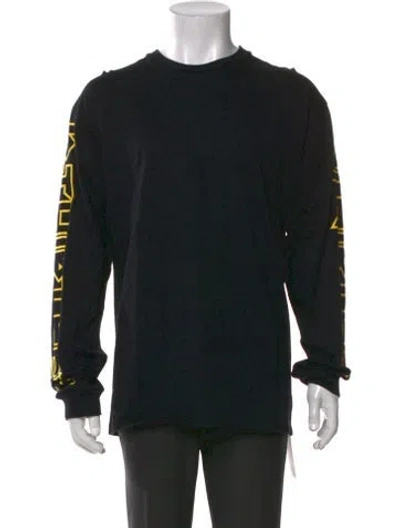 Pre-owned R13 Graphic Print Crew Neck T-shirt In Black