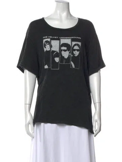 Pre-owned R13 Graphic Print Crew Neck T-shirt In Black/neutrals