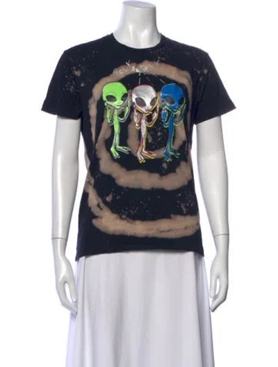 Pre-owned R13 Graphic Print Crew Neck T-shirt In Blue