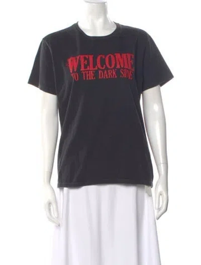 Pre-owned R13 Graphic Print Crew Neck T-shirt In Gray
