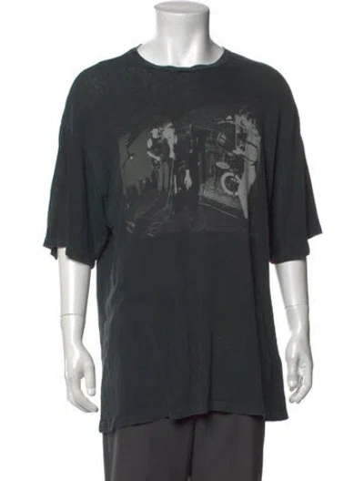 Pre-owned R13 Graphic Print Crew Neck T-shirt In Green