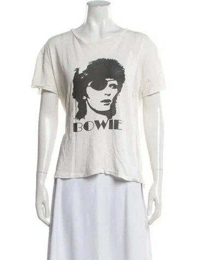 Pre-owned R13 Graphic Print Crew Neck T-shirt In Neutrals