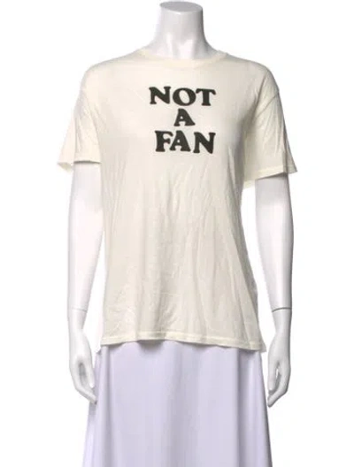 Pre-owned R13 Graphic Print Crew Neck T-shirt W/ Tags In Neutrals
