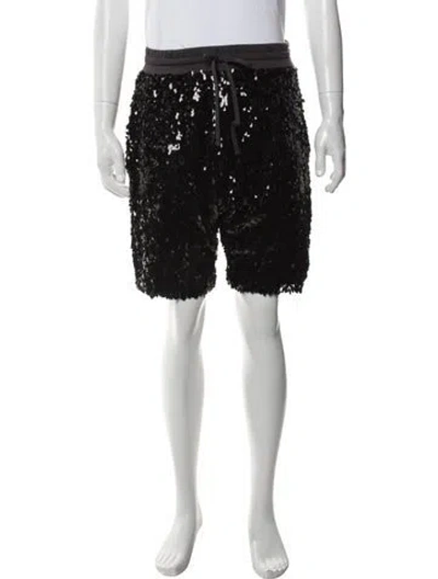 Pre-owned R13 Graphic Print Shorts In Black