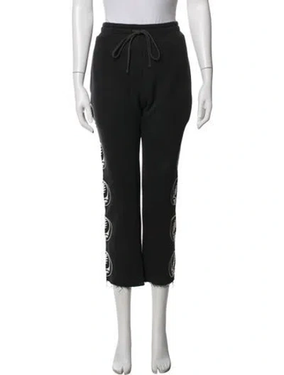 Pre-owned R13 Graphic Print Sweatpants In Black