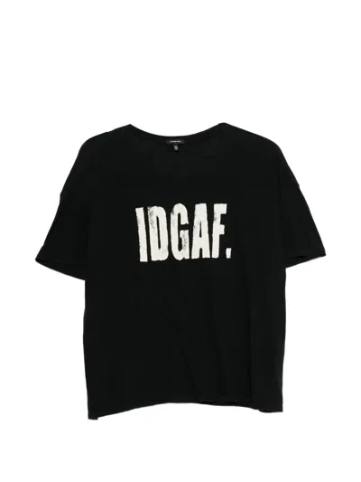 R13 Graphic-print T-shirt In Black