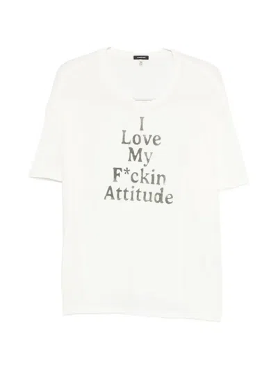 R13 Graphic T-shirt In Neutral