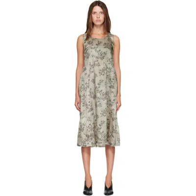 R13 Green Sleeveless Midi Dress