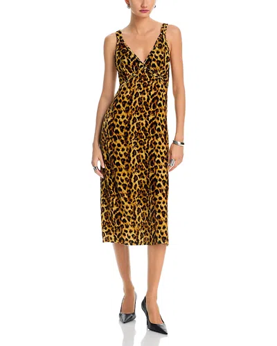R13 Grunge Slip Dress In Multi