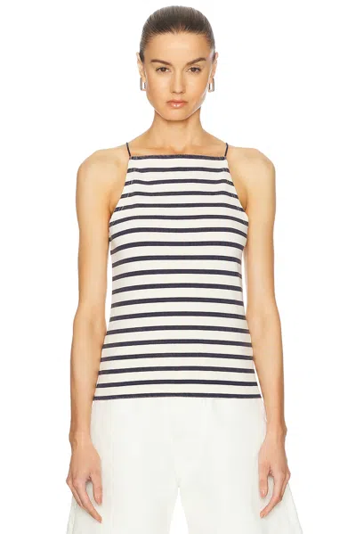 R13 HALTER STRIPE TEE