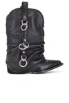 R13 Harness Low Rider Boot In Black