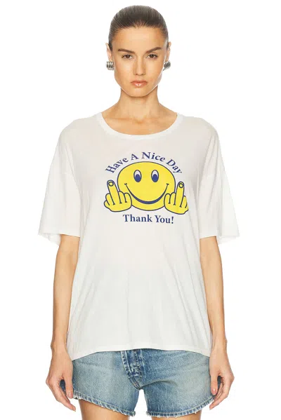 R13 HAVE A NICE DAY RELAXED TEE