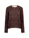 R13 Heart-print Top In Multi