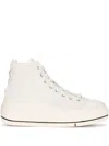 R13 High-top Platform Sneakers In White