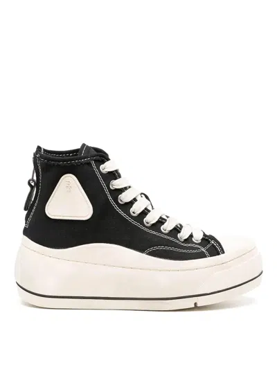 R13 High Top Sneakers Black