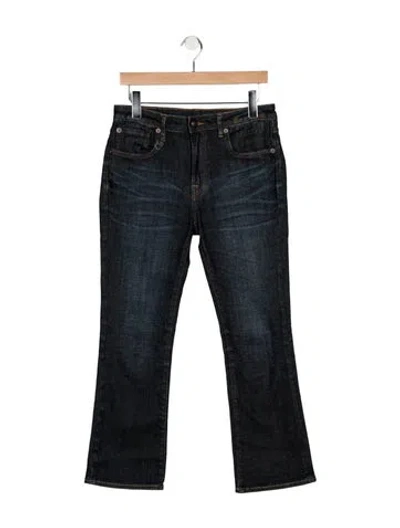 Pre-owned R13 High-rise Flared Jeans In Blue