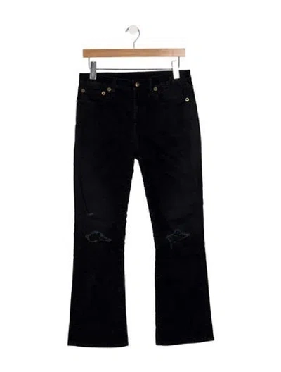 Pre-owned R13 High-rise Flared Jeans In Blue