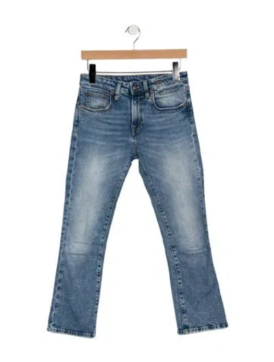Pre-owned R13 High-rise Flared Jeans In Blue