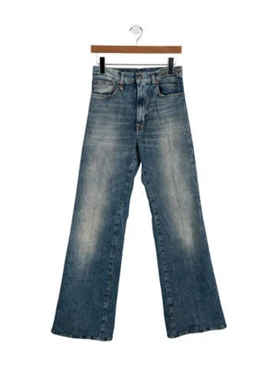 Pre-owned R13 High-rise Flared Jeans In Blue