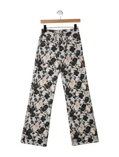 Pre-owned R13 High-rise Flared Jeans In Neutrals