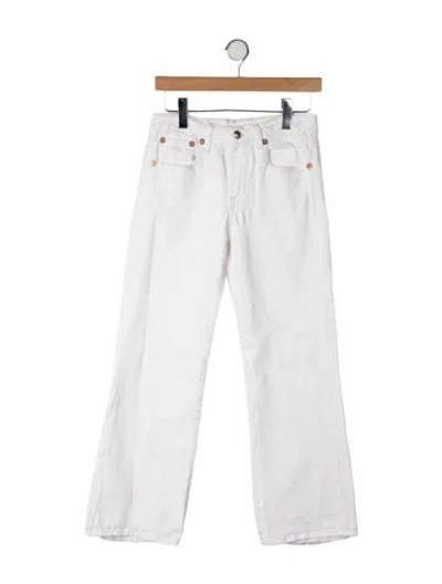 Pre-owned R13 High-rise Flared Jeans In Neutrals