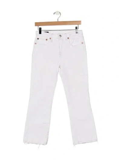 Pre-owned R13 High-rise Flared Jeans In White