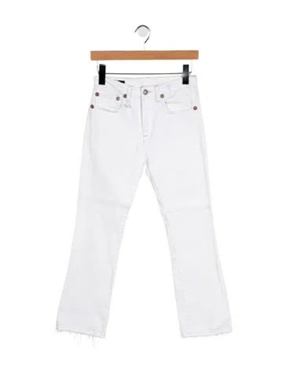 Pre-owned R13 High-rise Flared Jeans In White