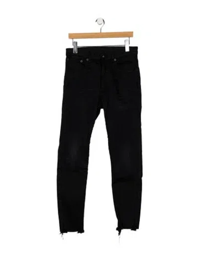Pre-owned R13 High-rise Skinny Leg Jeans In Black