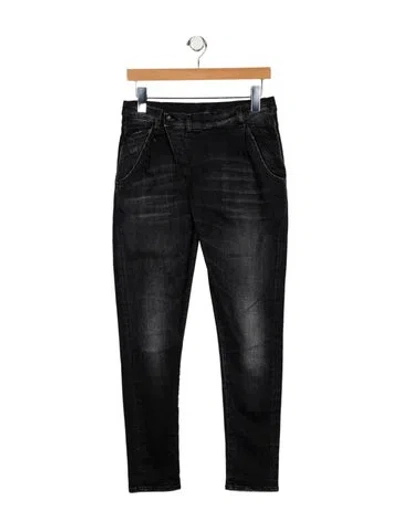Pre-owned R13 High-rise Skinny Leg Jeans In Black