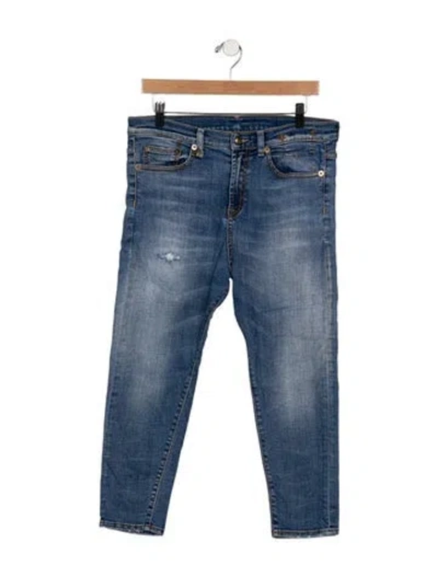 Pre-owned R13 High-rise Skinny Leg Jeans In Blue