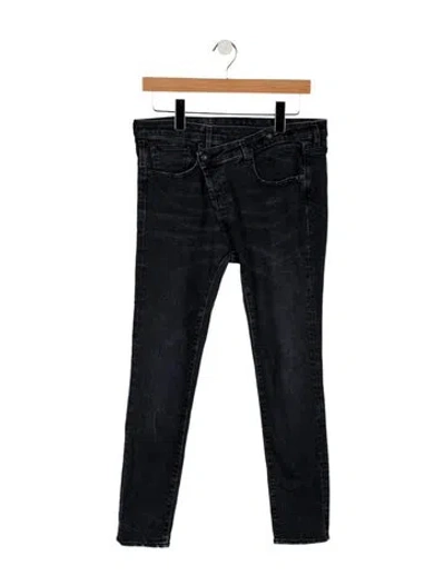 Pre-owned R13 High-rise Skinny Leg Jeans In Blue
